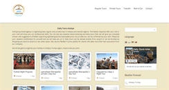 Desktop Screenshot of dailytourantalya.net
