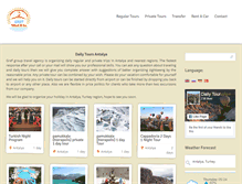 Tablet Screenshot of dailytourantalya.net